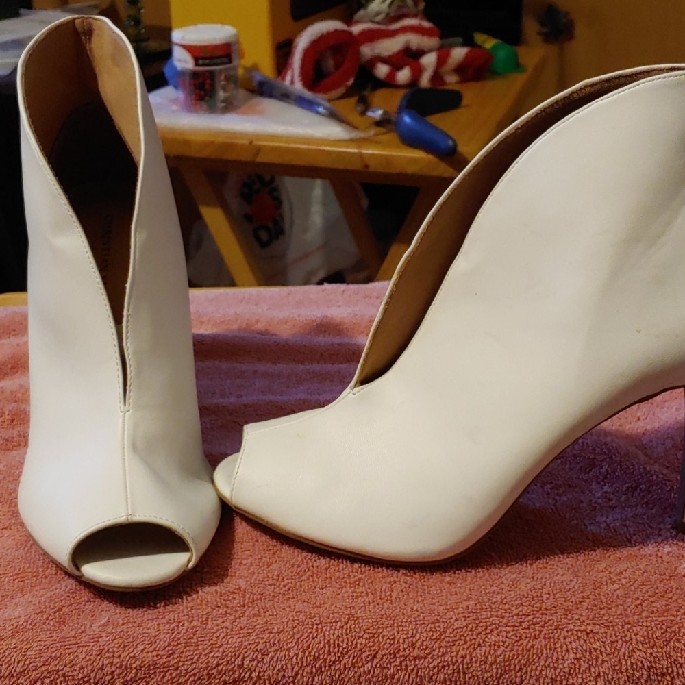Ultra high heel booties